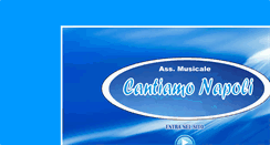 Desktop Screenshot of cantiamonapoli.it